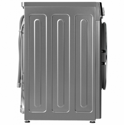 Стиральная машина Бирюса WM-SC1214/15 S, хромированный металлик, 12 кг, 1400 об/мин, инверторная, с паром, 14 программ