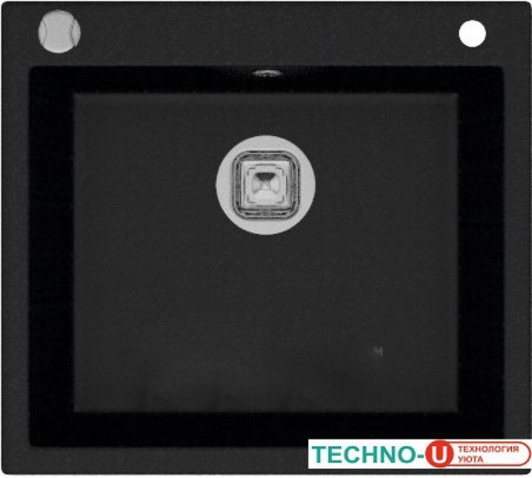 Кухонная мойка Tolero R-111 (черный)