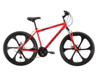 Велосипед BLACK ONE Onix 26 D FW красный/черный/красный 20" HQ-0005345