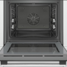 Электрический духовой шкаф Bosch HBG536HS0R, нержавеющая сталь, Serie 6, EcoClean, утапливаемые переключатели, 7режимов, телескопические направляющие