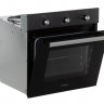 Духовой шкаф Darina 1U BDE 111 701 AT, антрацит/стекло черное,  50 л, эмаль легкой очистки, переключатели поворотные, 4 программы 