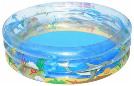 Детский бассейн Bestway Transparent Sea Life 51045, 150х53 см