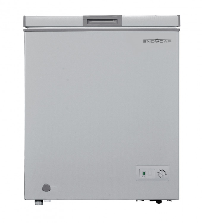 Ларь морозильный SNOWCAP CF-150 S серебристый (ларь, глухая крышка)