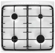Кухонная плита GEFEST 6300-02 0040, эмалированная, электроподжиг, 4 конфорки, 52 л, гриль, традиционная очистка 