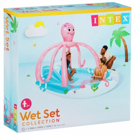 Игровой центр «Розовый осьминожка» 234 х 183 х 150 см INTEX 56138NP