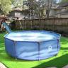 Бассейн круглый со стальным каркасом Avenli 3.05м*76cм 12015EU, фильтр-насос 300 галлонов