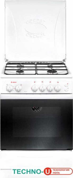 Кухонная плита GEFEST 1200 С5 К50, газовая, электроподжиг, 63 л, выдвижной ящик для посуды, 4 конфорки 