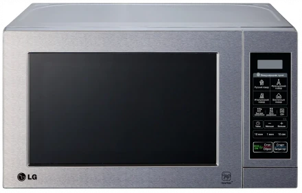Микроволновая печь LG MS-2044V, серебристая, 20л, электронное управление, 32 режима 