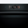 Духовой шкаф Bosch HSG856XC1 черный, Serie 8, 16 режимов, EcoClean, переключатель Control Ring, телескопические направляющие