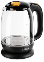 Чайник Kitfort KT-625-4 (черный/желтый)