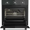 Духовой шкаф Darina 1V5 BDE112 707 B, чёрный, 9 режимов, 65 л, утапливаемые переключатели, электрический 