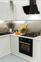 Духовой шкаф Darina 1V5 BDE112 707 B, чёрный, 9 режимов, 65 л, утапливаемые переключатели, электрический 