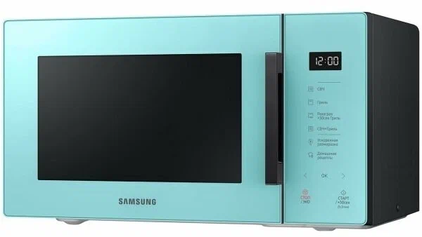Микроволновая печь SAMSUNG MG-23T5018AN/BW мятный /черный