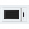 Встраиваемая микроволновая печь HIBERG VM 8505 W, 25 л, без поворотного стола, гриль