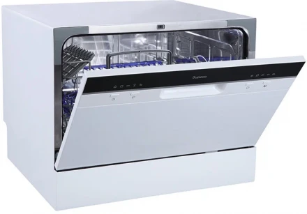 Посудомоечная машина Бирюса DWC-506/5 W, 5 программ, компактная, конденсационная