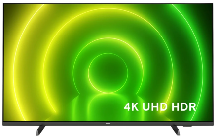 55&quot; Телевизор Philips 55PUS7406/60 LED, HDR (2021), черный