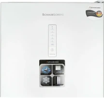 Холодильник Schaub Lorenz SLU C188D0 W, 302 л, внешнее покрытие-металл, размораживание - No Frost, дисплей, 59.5 см х 188 см х 63 см