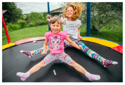 Каркасный батут Sundays Acrobat 488 см - 16ft с сеткой 490х490 см