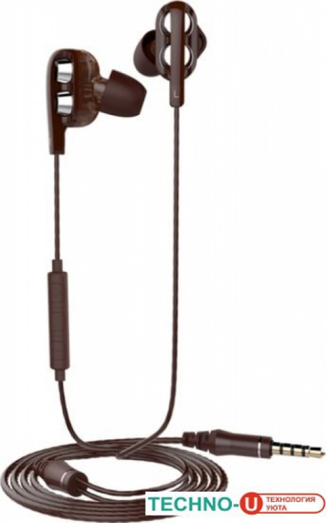 Наушники Harper HV-803 (коричневый)