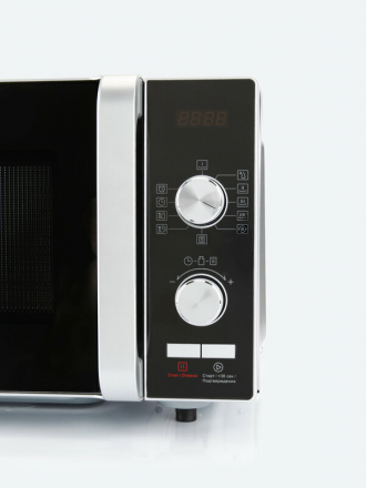 Микроволновая печь Midea AM720KFR-BS, Объем20 л,Мощность микроволн700 Вт, Внутреннее покрытие камеры