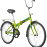 Велосипед NOVATRACK 24NFTG1.GN20 24" складной, зеленый 139794
