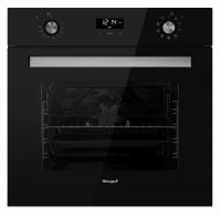 Встраиваемый электрический духовой шкаф Weissgauff EOV 29 PDB, чёрный, 60 л, 9 функций, гидролизная очистка, управление сенсорное Touch Control
