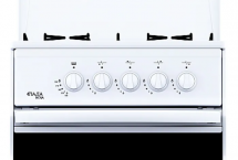 Плита газовая ЛАДА NOVA RG 24044 W белый, газ-контроль духовки, 4 конфорки, 50 л, эмалированная 