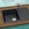 Кухонная мойка Berge 7602 (черый)