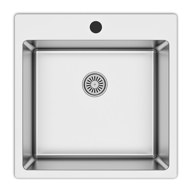 Кухонная мойка Asil AS 382 (полированная, 1 мм)