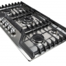 Варочная панель газовая ELTRONIC (33-15) 5 конфорок (нержавеющая сталь)