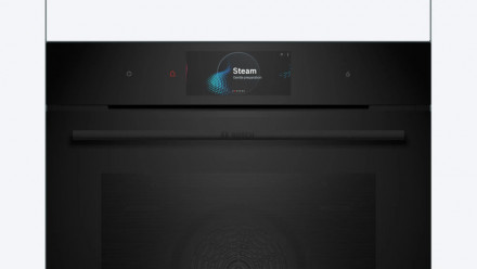 Духовой шкаф Bosch HSG958DB1S электрический, шириной 59.4 см, черный, традиционная очистка