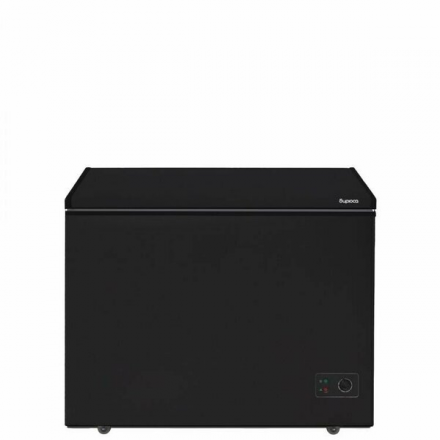 Морозильный ларь с глухой крышкой Бирюса B210KX, черный, механическое управление, 200л, режим замораживания