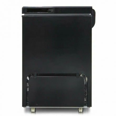 Морозильный ларь с глухой крышкой Бирюса B210KX, черный, механическое управление, 200л, режим замораживания