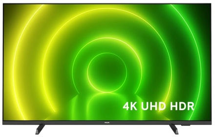 50&quot; Телевизор Philips 50PUS7406/60 HDR (2021), черный