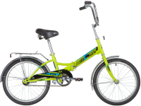 Велосипед NOVATRACK 20FTG201.GN20 20" складной, TG20, зеленый 140922