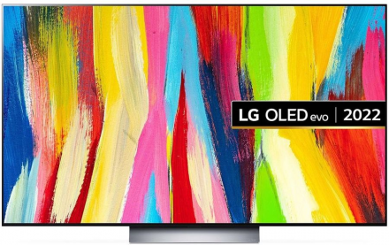 Телевизор LG OLED55C24LA.ARUB, 55&quot;, OLED, Ultra HD 4K, темно-серый