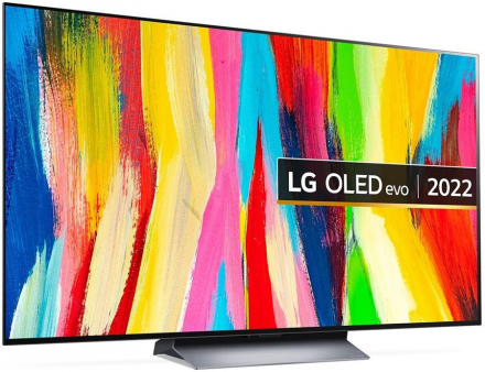 Телевизор LG OLED55C24LA.ARUB, 55&quot;, OLED, Ultra HD 4K, темно-серый
