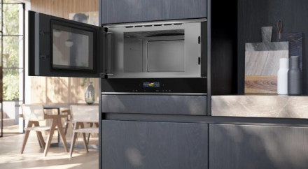 Встраиваемая микроволновая печь Siemens BF722L1B1,  21 л, Линейка  iQ700