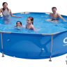 Бассейн круглый со стальным каркасом Avenli 3.0м*76cм 17798EU, фильтр-насос 300 галлонов
