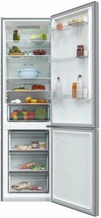 Холодильник CANDY CCRN6200S, No Frost, класс энергоэффективности: A