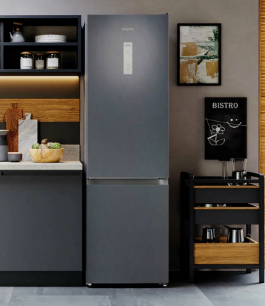 Холодильник HOTPOINT HT 6200 MX, нержавеющая сталь