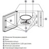 Микроволновая печь BBK 23MWS-826T/B-M