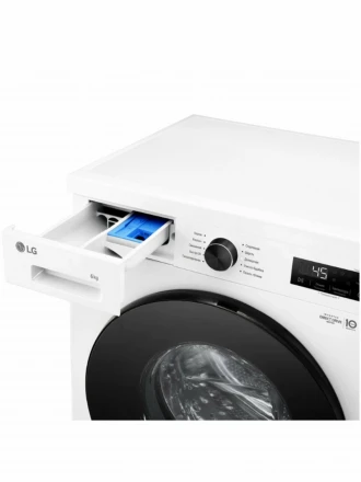 Стиральная машина LG F2Y1NS5W, загрузка 6 кг, с паром, белая