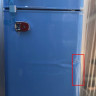 Уценённый холодильник HARPER HRF-T140M BLUE ( вмятина на двери справа)