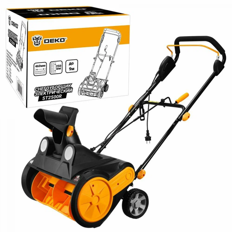 Снегоуборщик DEKO ST2500R, 46см, 2500Вт, 2 фары 083-4447