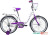 Детский велосипед Novatrack Butterfly 20 (белый/фиолетовый, 2019) 207BUTTERFLY.WVL9