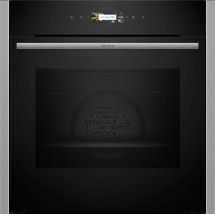 Духовой шкаф Neff B24CR71N0, чёрный, 71 л, пиролитическая Pyrolyse, 14 режимов, сенсорные Full Touch Control