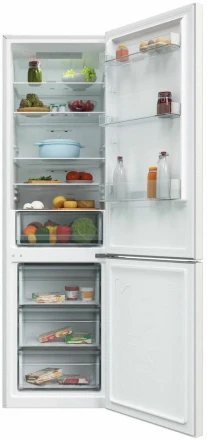 Холодильник CANDY CCRN6200W, No Frost, класс энергоэффективности: A, 409 л