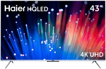 43&quot; Телевизор Haier 43 Smart TV S3 HDR, LED, QLED, серый