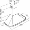 Кухонная вытяжка CATA Neblia 600 Ivory 02052803